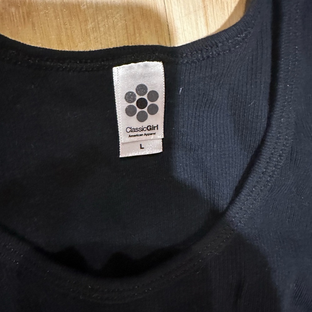 NEW! Rheingold Beer women’s black tank top. American apparel soft cotton - Picture 3 of 3